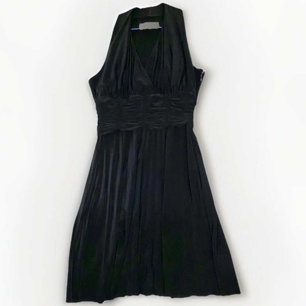 Laura Petites Little Black Dress‎ Midi Women’s Size S Classic Sleeveless Light